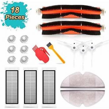 SAFETYON Ricambio per aspirapolvere 18 pezzi Xiaomi Roborock S50 S51