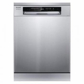Brandt 14 Gedecke Spülmaschine, 60 cm, 44 dB, silber BDF424VDX