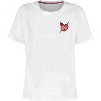 Camiseta Blanca de Batman y Harley Quinn para Mujer S XXL
