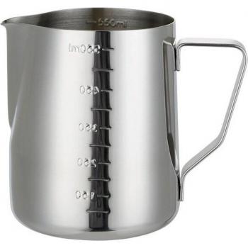 Scharf-nase Zylinder Milchschaum Topf Edelstahl Messbecher mit Skala
