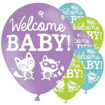 Palloncini Baby Shower Lattice One Size 6 Unità