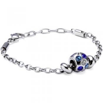 Bracciale Morellato Drops con cuori interlocking in argento sterling