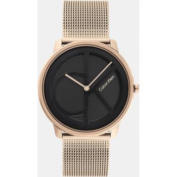 Reloj de hombre Calvin Klein Iconic con malla de acero rosa