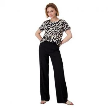 Monari T-Shirt Schwarz für Damen Größe 36