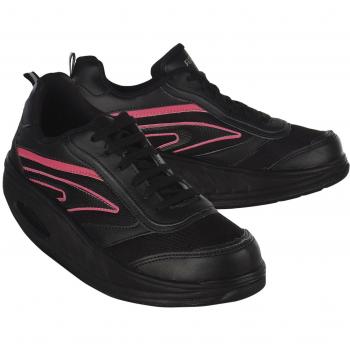 Black-Pink Fitness Step Neon Toning Shoes – Women’s, 8 (UK)