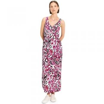 Cecil Robe longue imprimée rose vif pour femme, taille XL