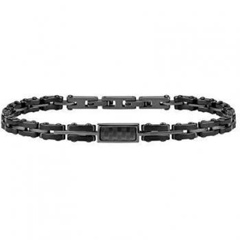 Morellato Bracciale Da Uomo Con Cinturino In Acciaio E Ceramica Collection Ceramic