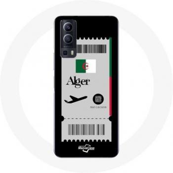 Coque Vivo Y72 Billet d'Avion Algérie Maniacase