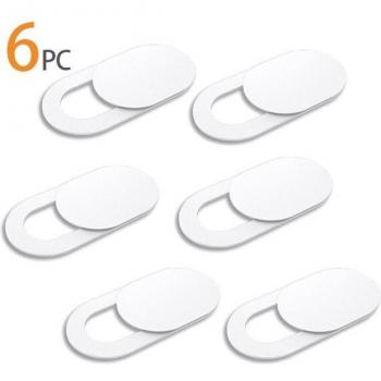 Protector de cámara web magnético, deslizante para laptops, set de 6 unidades