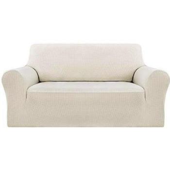 Dotted Jacquard Stretch Sofa Cover