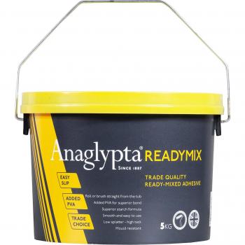 Anaglypta Ready‑Mix White Adhesive – 5 kg