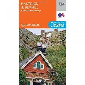 Ordnance Survey Map of Hastings & Bexhill