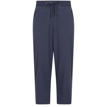 Mountain Warehouse Explorer Casual Multi-Pocket Capri Pants, Dark Blue – Size 16