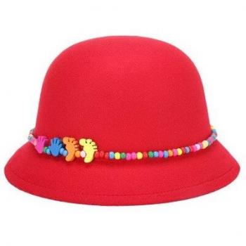 Simple Solid Color Fedora for Children