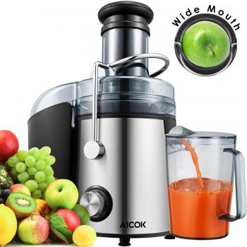 Frullatore a Centrifuga Aicok Nero Inox