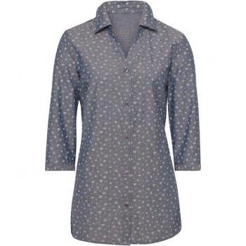 Zeitlose Denimbluse
