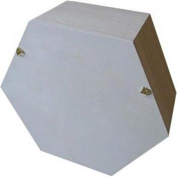 Supporto Esagonale in Legno Graine Creative – 6 Livelli – 30x26x10 cm