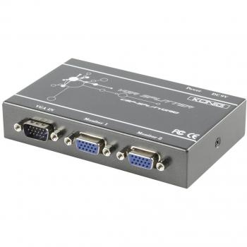 Konig 2-Poorts VGA Split