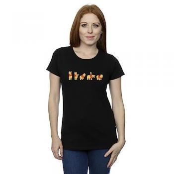 Black Winnie the Pooh Stretchy Cotton Shirt – Women’s Disney Edition
