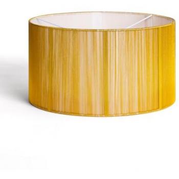 OroLumina – Pantalla de nylon dorado para lámparas LED