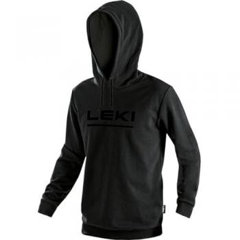 Felpa Leki cappuccio logo Nero M