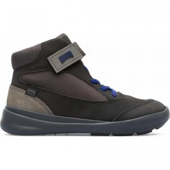 CAMPER Ergo Boys' Black & Grey Durable Cotton Boot – Size 31 – Outdoor Ready