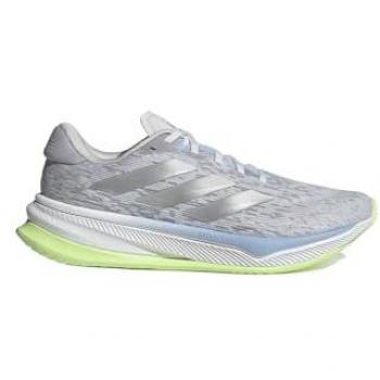 Adidas Supernova Comfortglide Dual‑Tone Dash Grey & Metallic Silver, Glow Blue Highlight