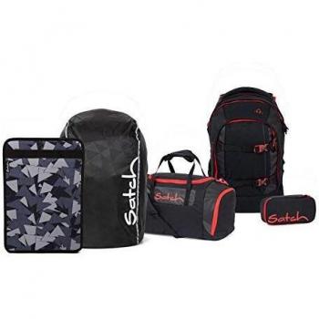 Satch Pack Schulrucksack‑Set „Fire Phantom“ – 5 Teil