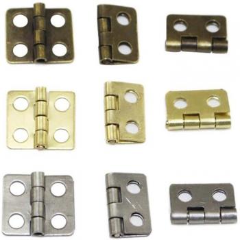 20 Teile Eisen Scharniere 13x12mm 180° Drehung für Möbel und Schränke