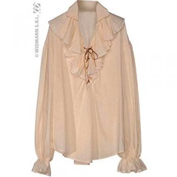 Buttinette Herren Rüschen-Hemd XL Beige