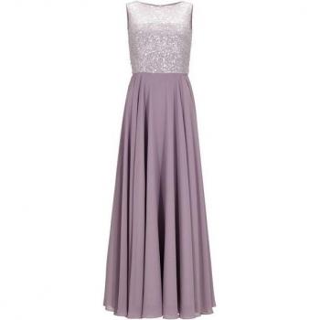 Violettes Slim Fit Abendkleid von SWING