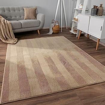 Tappeto Moderno Boho Beige Antiscivolo 120x160 cm