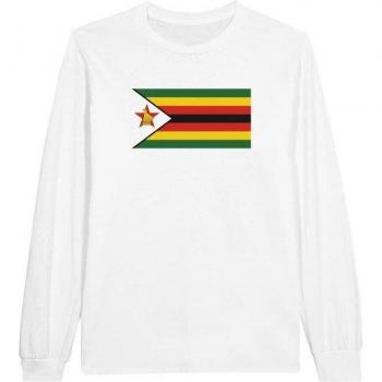Langes T-Shirt – Drapeau Design