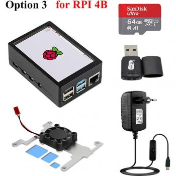 Écran LCD 480x320 pour Raspberry Pi 4 avec Ventilateur