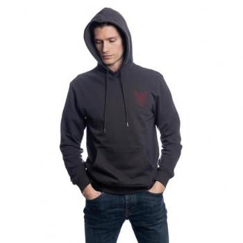 Hoodie en coton organique Harrington gris