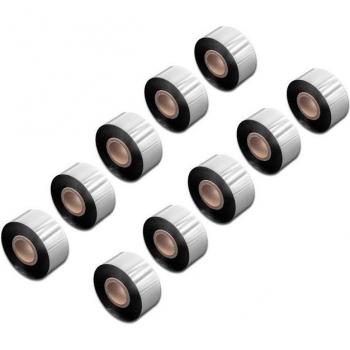 Nastro 10x Nero Indelebile 30mm 300m Transfer Termico per Citizen CLP-8301