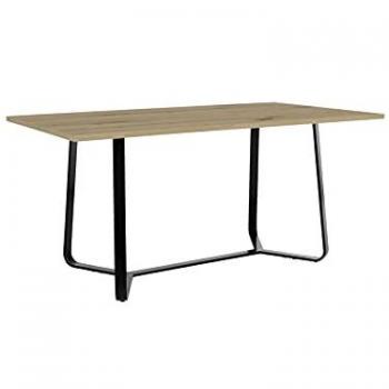 ByLIVING Esstisch TALEA, 160 cm, Artisan Eiche (Eiche-Optik)/schwarz