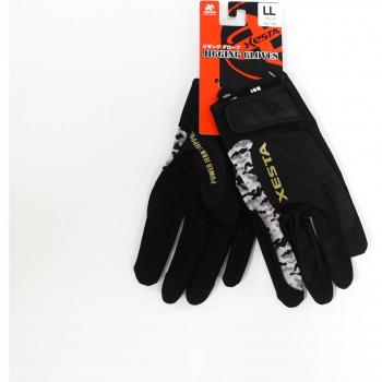 Xesta Reifenschützer für Jigging – Größe LL – Schwarze Grau‑Camo (Code 1843)
