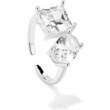 ANILLO RADIANT The 21st century princess de plata con cristales blancos