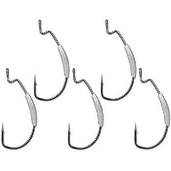 Hameçons Gamakatsu SuperLine EWG Noir – Lot de 5 – Taille 3/0