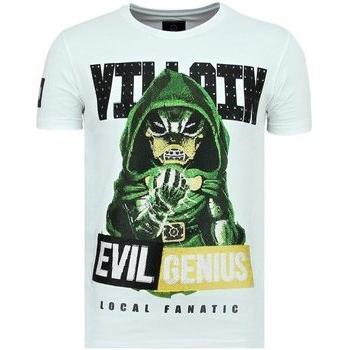 Local Fanatic Villain Duck T-shirt met Rhinestones
