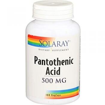 Solaray Pantoténico 500mg | 100 Cápsulas