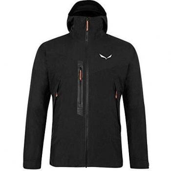Salewa Stelvio, Giacca Hardshell Uomo Gore-Tex, Nero