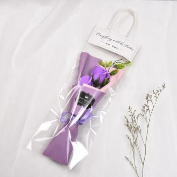 Rosas de Jabón con Bolsa de Transporte