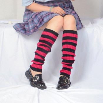 Satin Coton Bas-Genou Japonais Lolita Punk