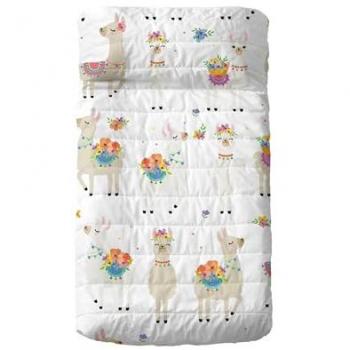 Colcha Cuna Moshi Moshi Llamas 100x130 cm