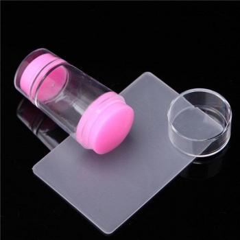 Estampilleur en silicone double tête bonbon 2,2 cm 2,7 cm avec grattoir