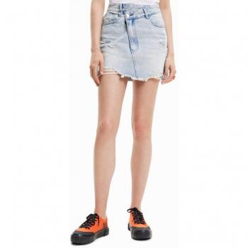 Desigual Baumwollrock Tatum 23SWFD16 Blau XS
