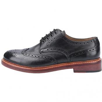 Cotswold Quenington Herren Lederschuhe Schwarz