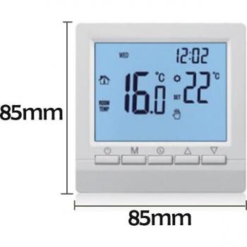 Smart Digital Thermostat for Electric Floor Heating (5~99 ℃)